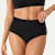 Women’s No Show High Rise Boyshort - Black - WO1 [7691]