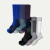 Men's Performance Compression Knee High Sock 6-Pack - Plum Cobalt Mix L