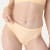 Ribbed Seamless Triangle Bralette + Brief - Wheat WO1 [7716]