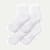 Women's Modern Rib Quarter Sock 4-Pack - White