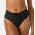 Ribbed Seamless Triangle Bralette + High Rise Brief - Black WO1 [7718]