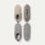 Women's Gripper Slipper Taupe Grey Mix 2-Pack L