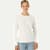 Air Slub Long Sleeve Crew Neck T-Shirt Soft White WO1