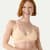 Women's Ribbed Seamless Triangle Bralette - Wheat WO1 [7665]