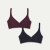Women's Seamless Triangle Bralette 2-Pack - Black X All Spice