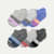 Junior Tri-Block Ankle Sock 6-Pack - Mixed L [8381]