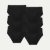 Women's Ribbed Seamless High Rise Brief 6-Pack - Black L