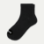 Women's Lightweight Quarter Socks - Black L [5859]