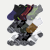 Men's Running Ankle Sock 12-Pack - white grey indigo mix