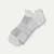 Lightweight Athletic Ankle Socks - Grey - L [7753]