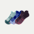 Women's Lightweight Athletic Ankle Sock 3-Pack - Plum Sky Mix L