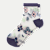 Women's Sheer Garden Party Quarter Socks - Navy Dusk L [8592]