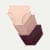 Women's No Show High Rise Brief 3-Pack - Coco Sandstone Mix L