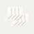 Youth Lightweight Calf Sock 8-Pack - White