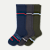 Men's Everyday Compression Sock 3-Pack - Navy Olive Mix L [8674]