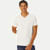 Air Slub V-Neck T-Shirt Soft White MO1