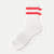 Vintage Stripes Half Calf - Heirloom Red L [8889]