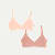 Women's Seamless Triangle Bralette 2-Pack - Pink X Coco