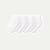 Toddler Lightweight Calf Sock 4-Pack - White