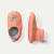 Toddler Gripper Slipper - Guava L [8534] Front + Slide