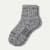 Hybrid Ribbed Quarter Socks Washed Black L