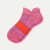 Running Ankle Socks - Bright Tomato Neon Cobalt L [8065]