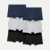 Men's Cotton Modal Blend Trunk 6-Pack - Grey Navy Black Mix