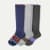 Men's Merino Wool Blend Everyday Compression Socks 3-Pack (15-20mmHg) - Blue Haze Mix