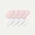Toddler Lightweight Ankle Sock 8-Pack - Pink White Mix L