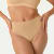 Ribbed Seamless Triangle Bralette + High Rise Brief - Sandcastle WO1 [7718]