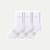 Lightweight Athletic Half Calf Sock 3-Pack - White