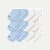 Toddler Lightweight Ankle Sock 12-Pack - Blue White Mix L