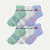 Youth All-Purpose Performance Quarter Sock 6-Pack - Jungle Grey Mix L