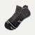 Merino Wool Blend Athletic Ankle Socks - black meteor L [9711]