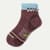 Merino Wool Blend Hiking Quarter Socks - blue plum L [9718]