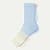Women's Running Half Calf Socks - cloud blue light meringue L [9152]
