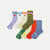 Youth Calf Sock 8-Pack - moss picnic mix L
