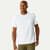 Pima Cotton Pocket Crew Neck T-Shirt - White MO1 [8527]