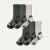 Men's Hiking Calf Sock 6-Pack Shades L
