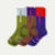 Merino Wool Blend Hiking Calf Sock 3-Pack - Lava Olive Mix L