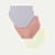 Women's No Show High Rise Brief 3-Pack - Nimbus Meringue Coco Mix L