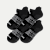 Gripper Ankle Sock 4-Pack - Black White L