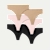 Women's Seamless Thong 6-Pack - Pink Black Sand Mix L