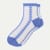 Sheer Quarter Socks - Hydrangea L [11329]