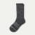 Merino Wool Blend Calf Socks - Charcoal L [7800]