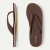 Women's Sunrise Nubuck Flip Flop - Tundra Brown L2 [10929]