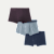 Men's Cotton Modal Blend Trunk 3-Pack - Misty Purple Mix L