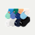 Junior Lightweight Ankle Sock 8-Pack - sky neutrals mix L