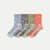 Chunky Ragg Half Calf Socks - burnt blue mix L [9869]