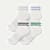 Vintage Stripes Quarter Sock 4-Pack - Grey Dawn Mix L [9287]